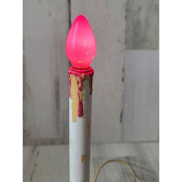 Halloween candle blood drip light up scary prop decor - Picture 2 of 6